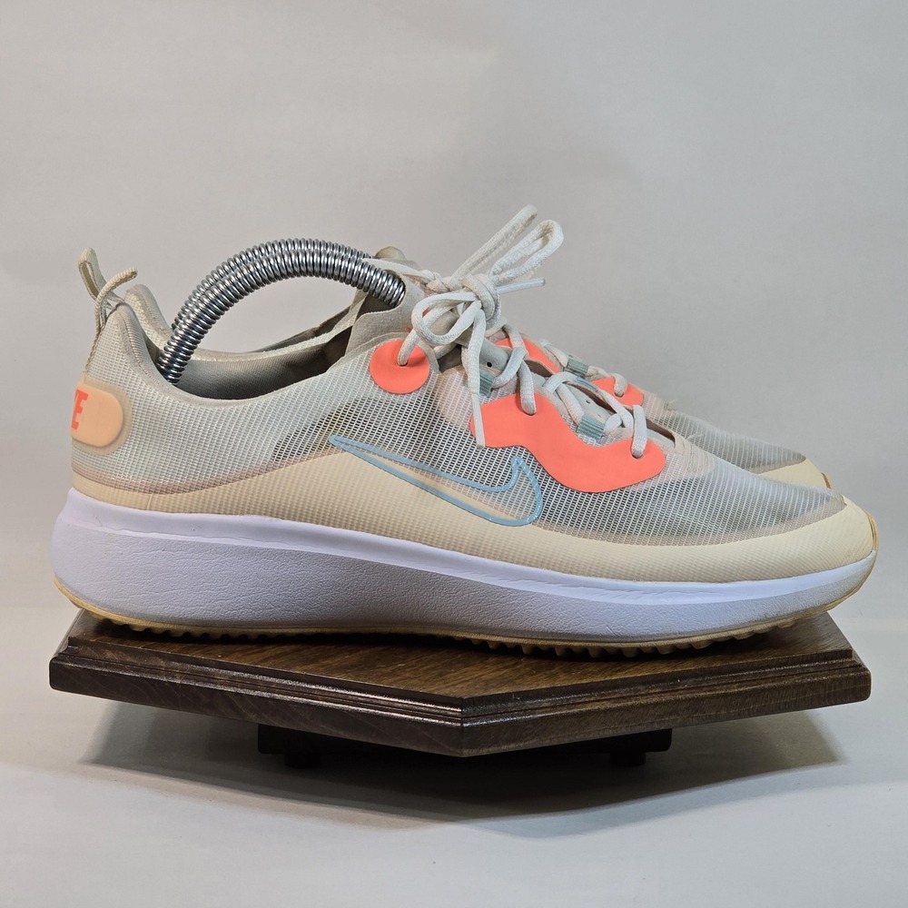 Nike Shoes Womens Size 9 Beige Sail Pink Mesh Lightweight‎ Running DC0101-133